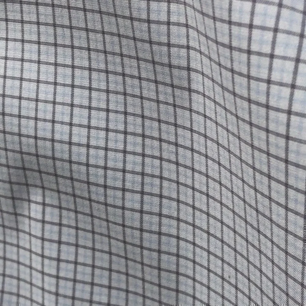 J.Crew Ladlow Men Shirt | Sz. 15 | White Brown | Long Sleeve Button Down Shirt